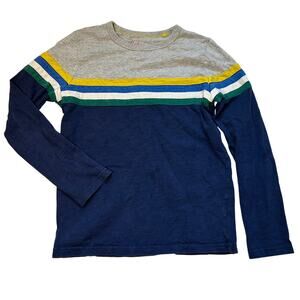 Mini Boden Boys Striped Applique Long-Sleeve Shirt 11-12Y